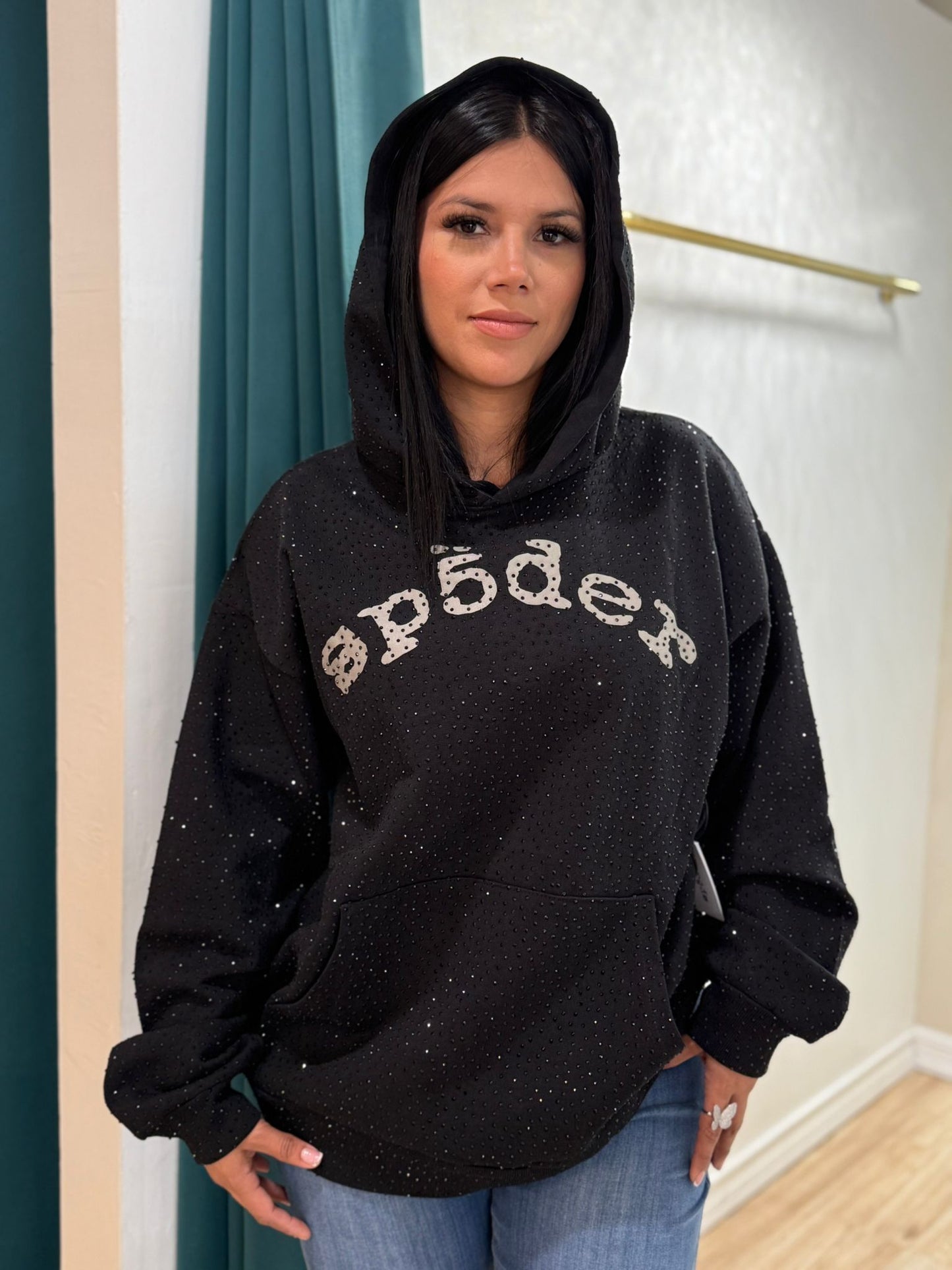 Sp5der sweaters 'dark sparkles'