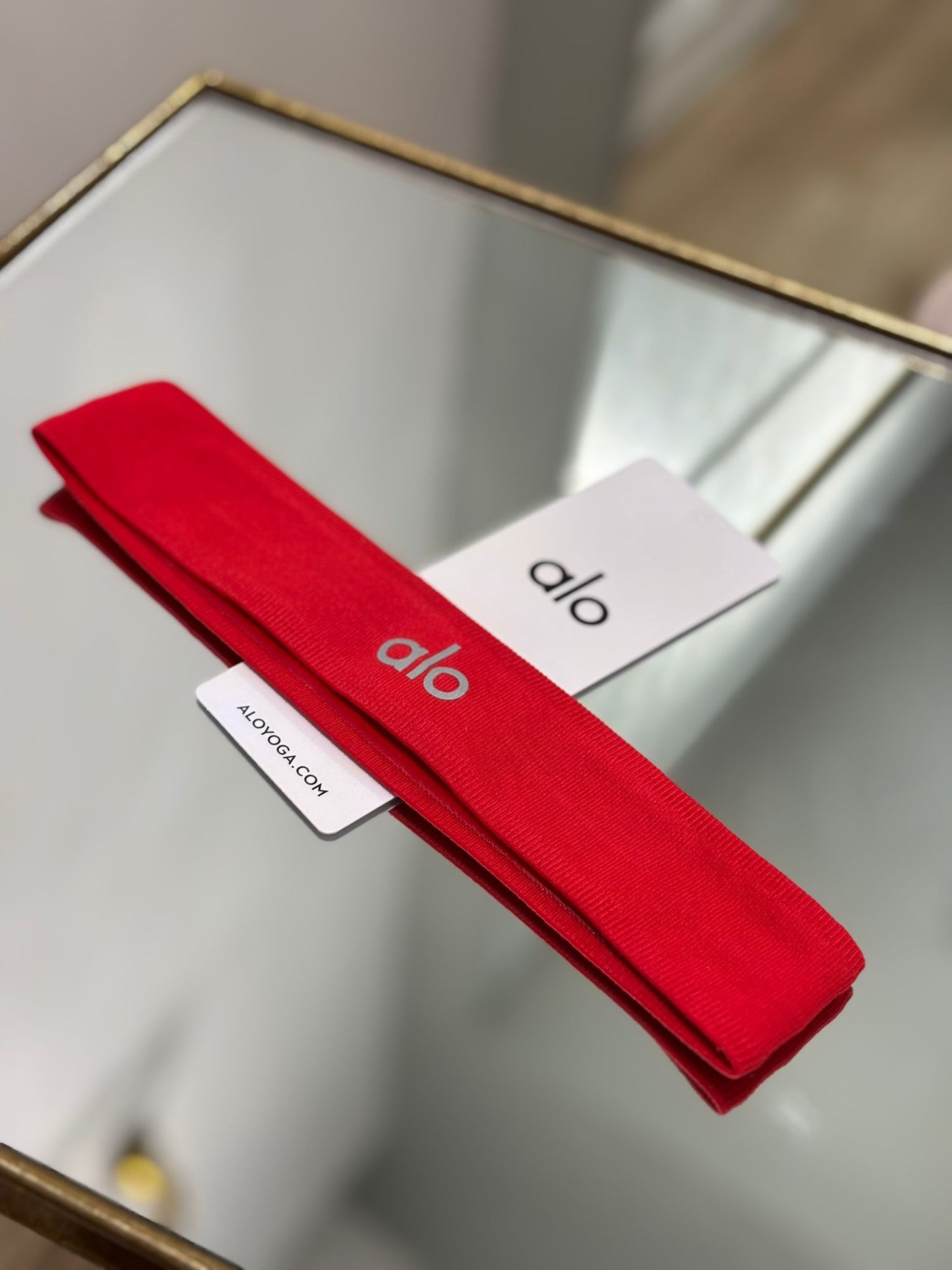 RED THIN HAIR BAND