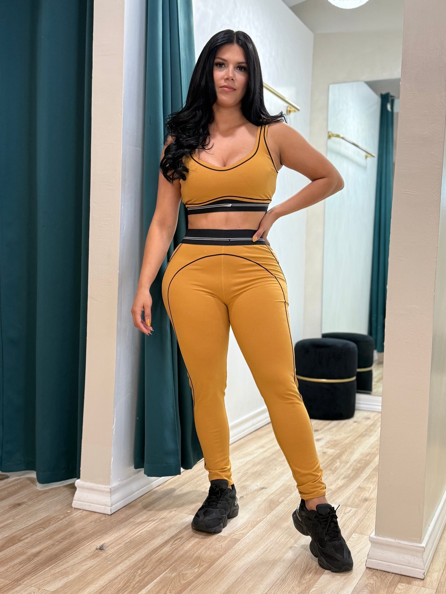 Mustard leggings set