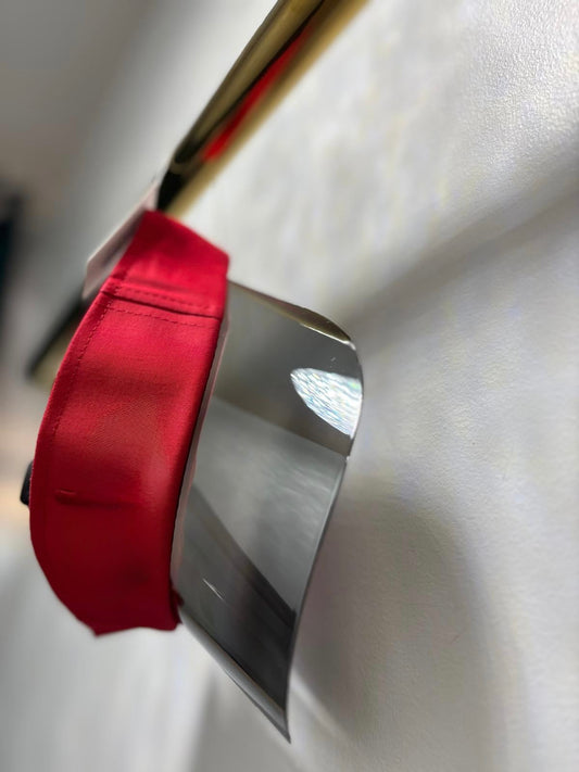 Red solar visor