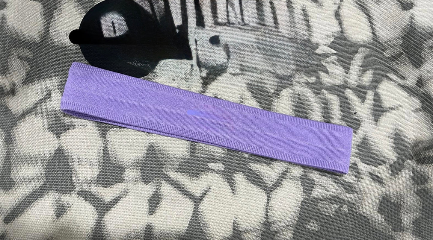 Purple headband thin