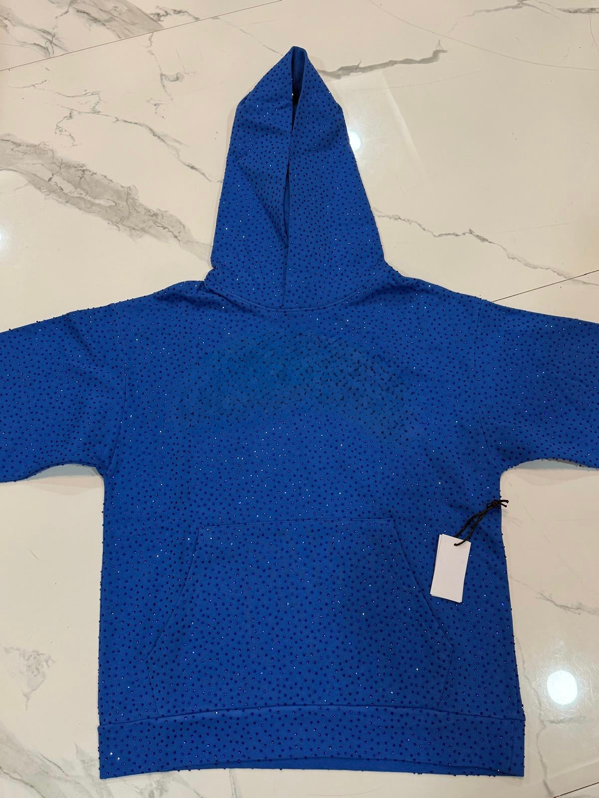 Blue spider hoodie