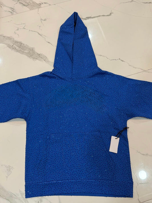 Blue spider hoodie