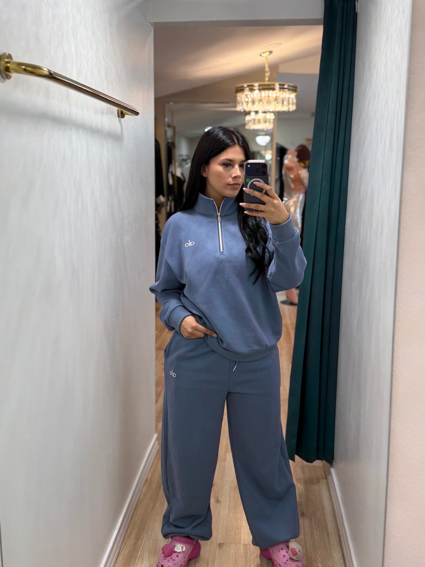 Winter frost blue set
