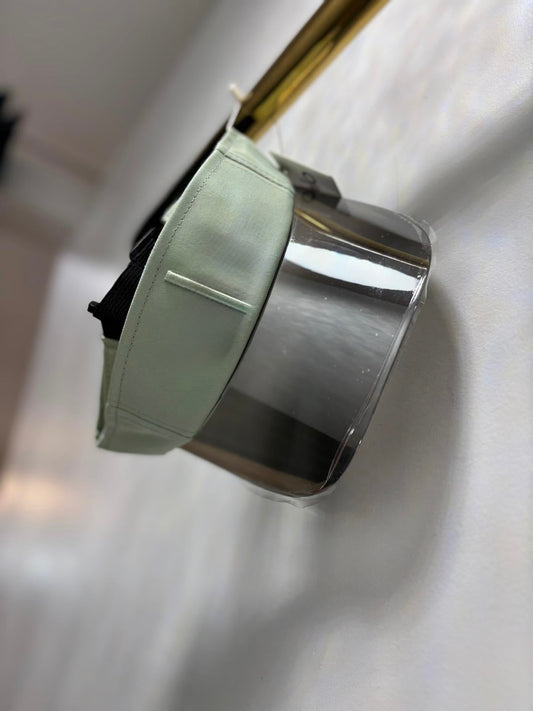 Olive green solar visor