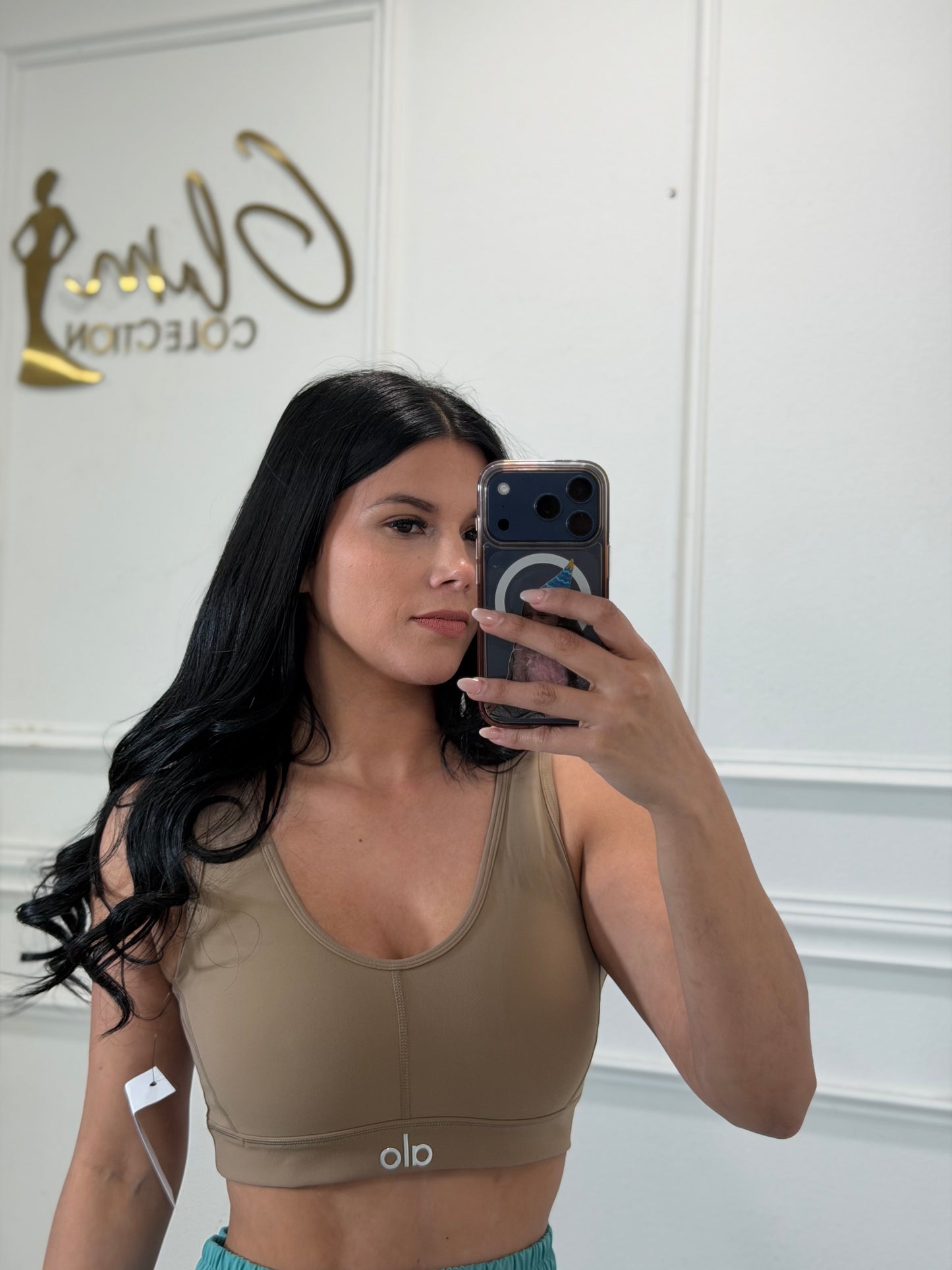 Mocha sport bra