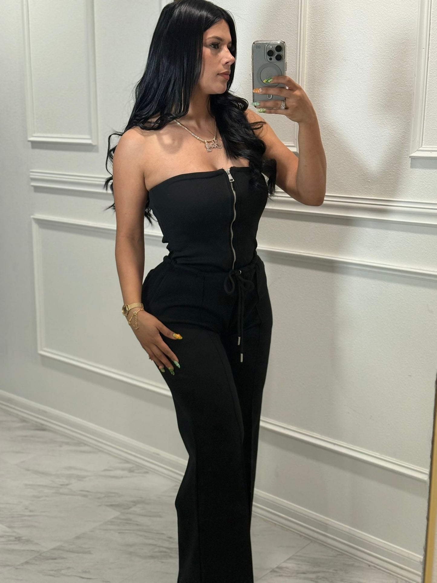 Dark jumpsuit