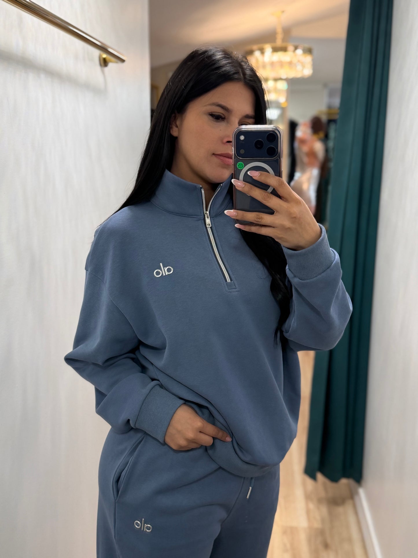 Winter frost blue set