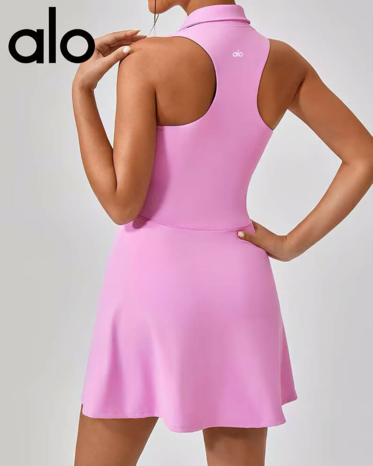 Pink Polo Dress