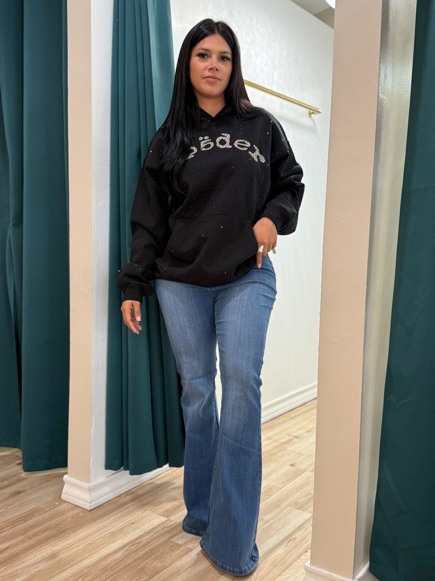Sp5der sweaters 'dark sparkles'