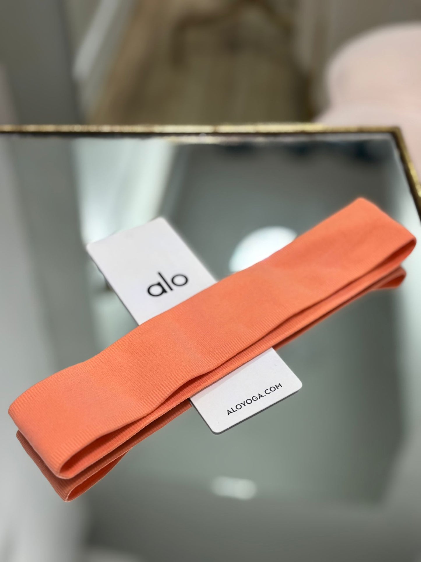 CANDY ORANGE THIN HEADBAND