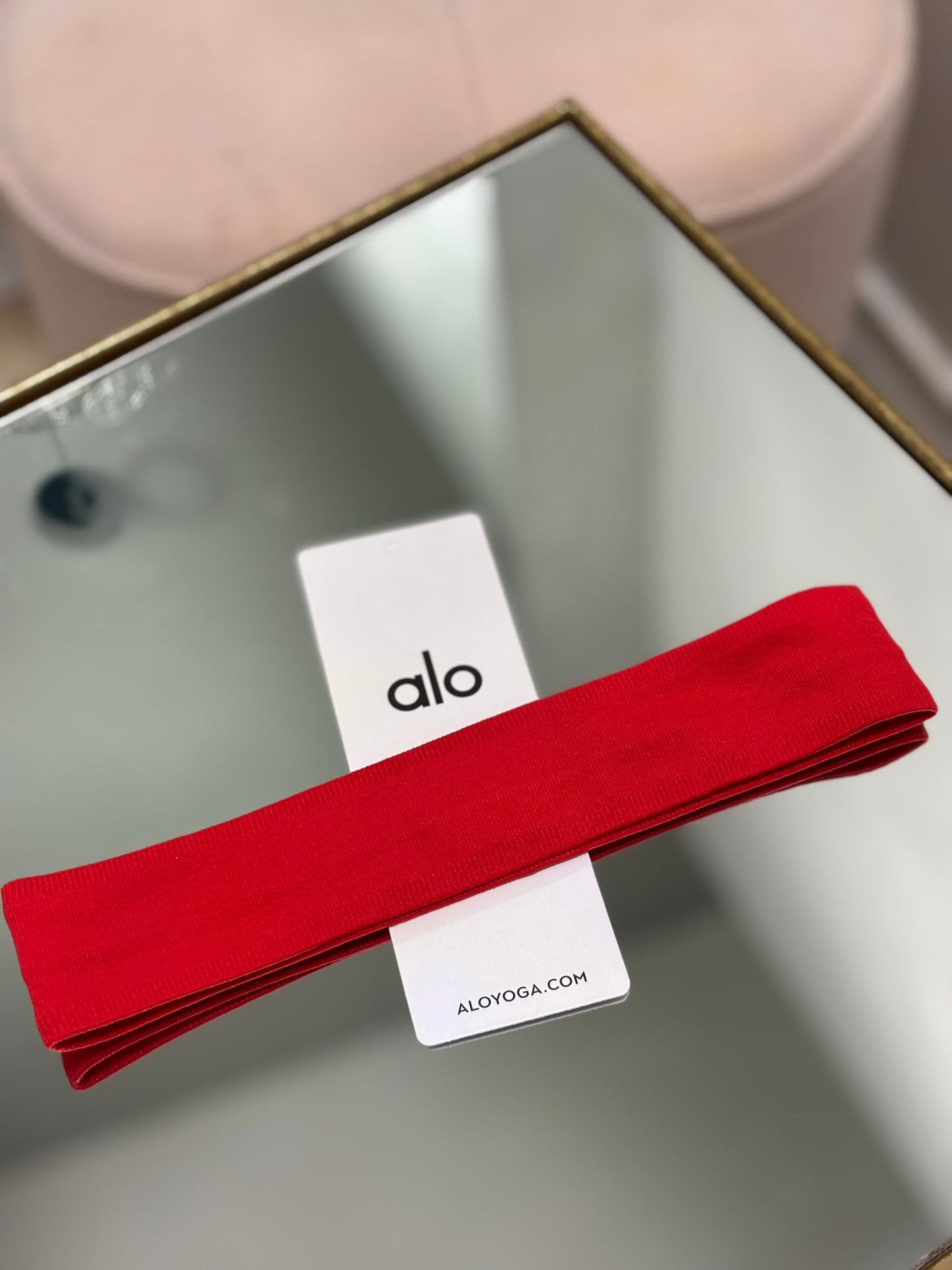 RED THIN HAIR BAND