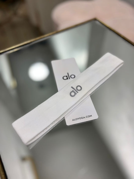 WHITE THIN HEADBAND