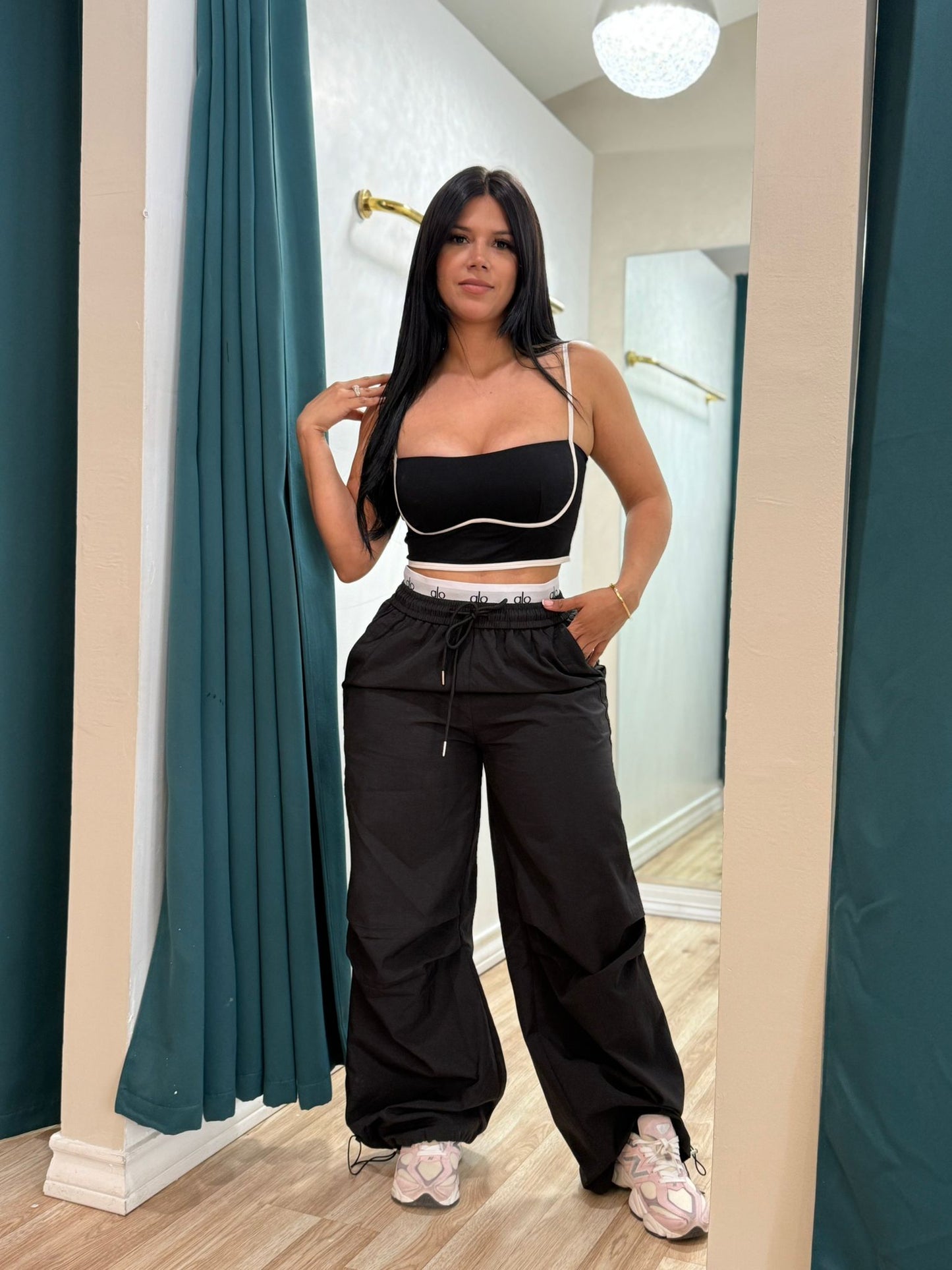 High waist loose pants