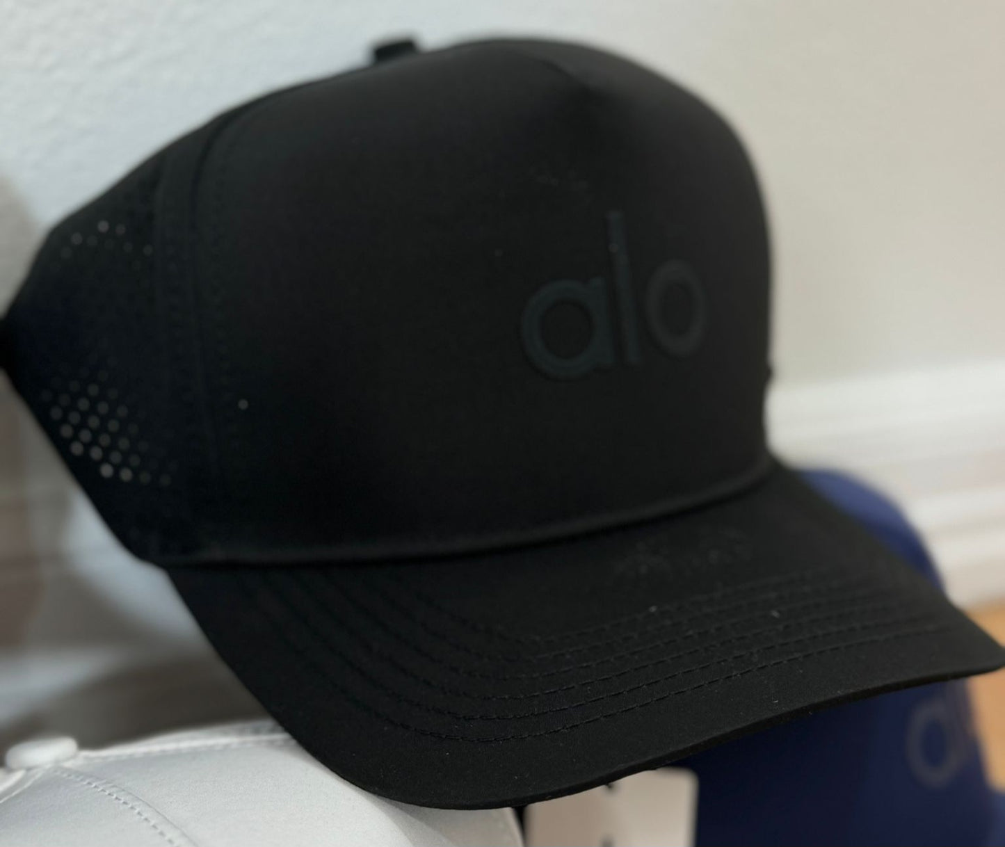 Black Performance District Trucker Hat