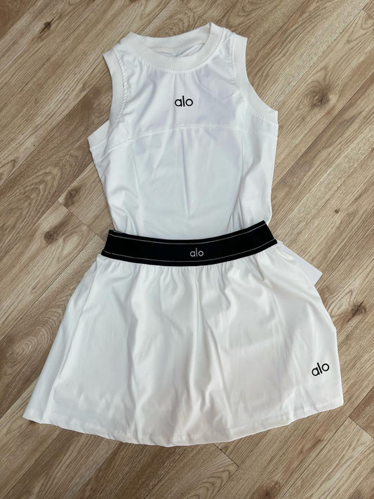 Set falda blanco