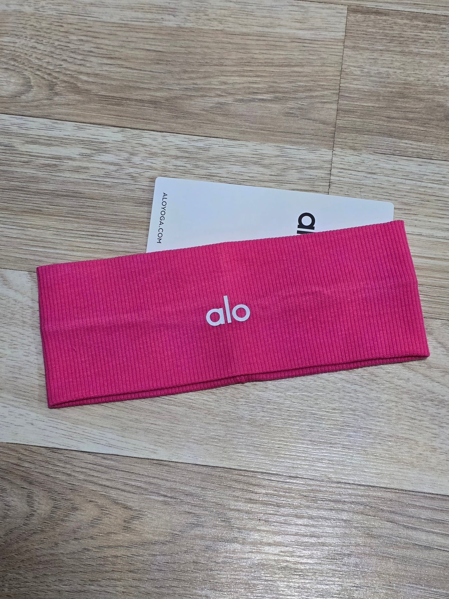 Pink headband wide